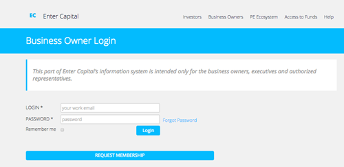 Enter Capital LogIn